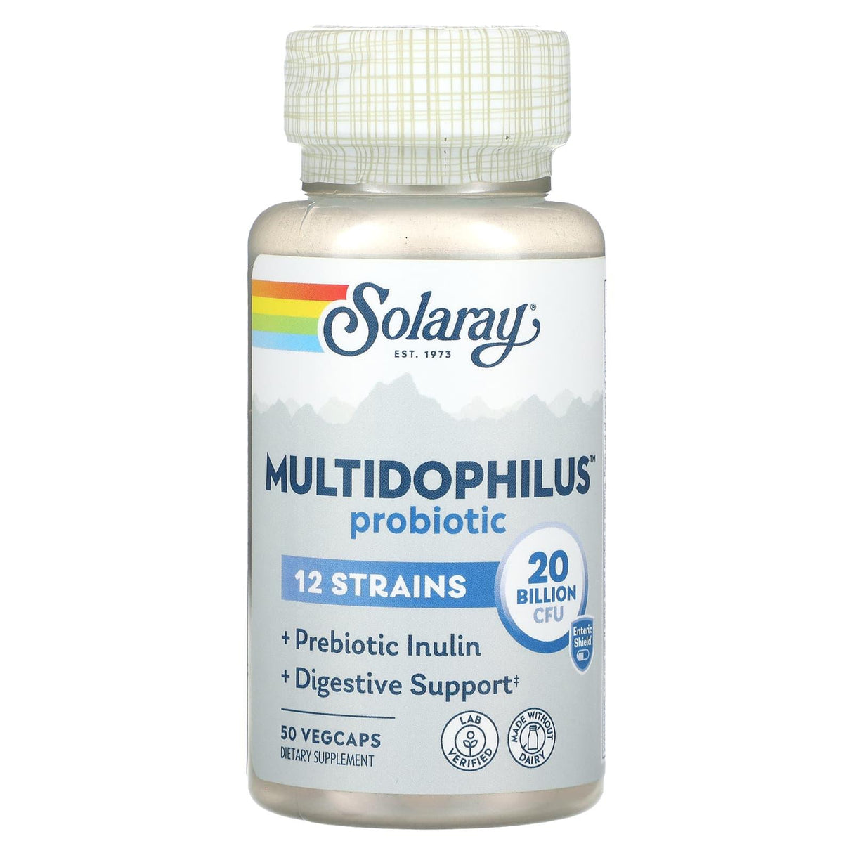 Solaray, Multidophilus Probiotic, 20 Billion CFU, 100 VegCaps - Supply Center USA