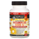 BioSchwartz, Superior Strength Vitamin D3, 5,000 IU, 360 Softgels - Supply Center USA