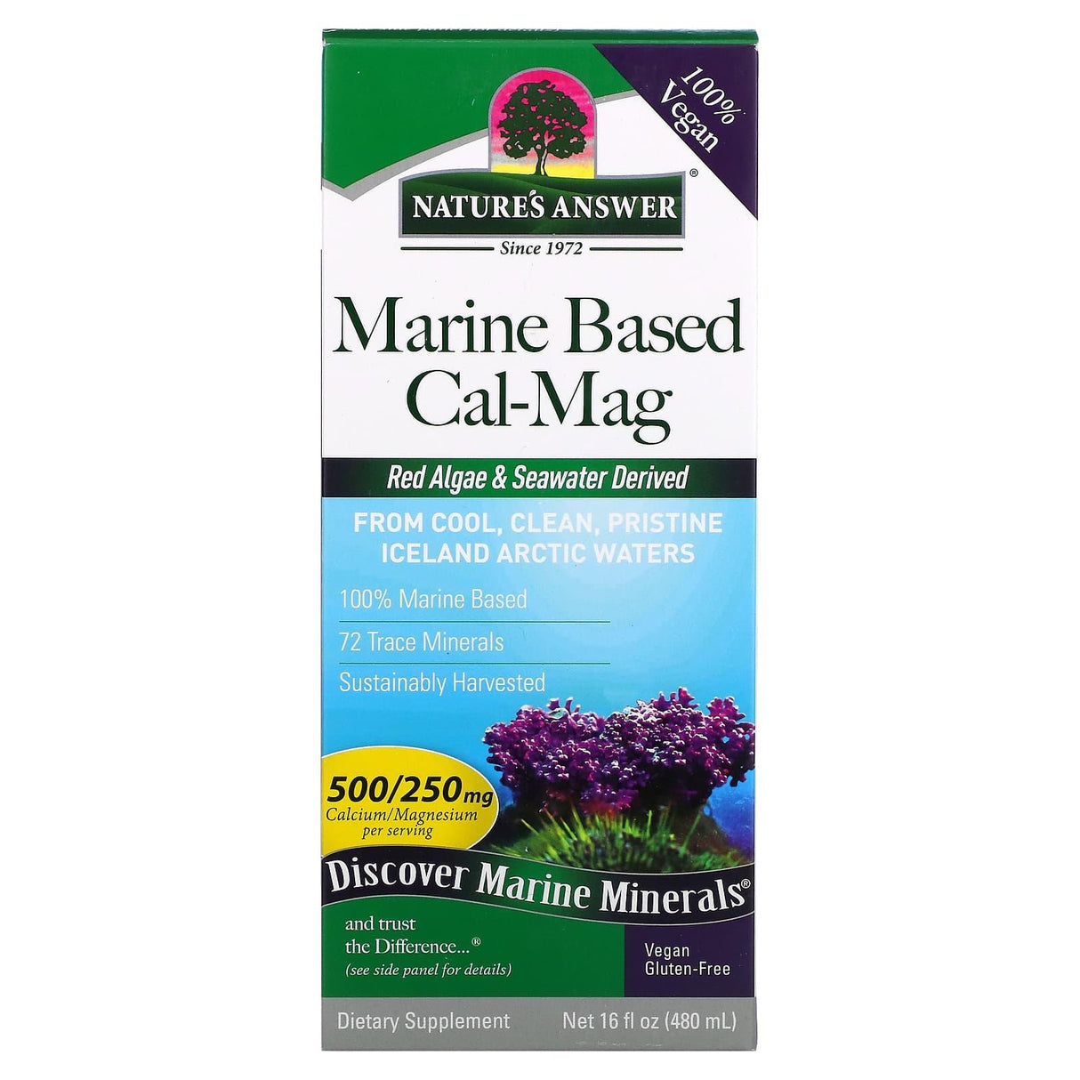 Nature's Answer, Marine Based Cal-Mag, 16 fl oz (480 ml) - Supply Center USA