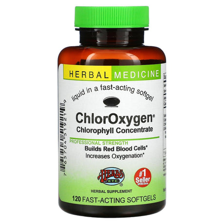 Herbs Etc., ChlorOxygen, Chlorophyll Concentrate, 60 Softgels - Supply Center USA