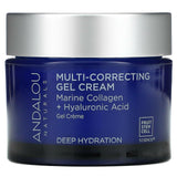 Andalou Naturals, Multi-Correcting Cream, Bio-Designed Collagen + Hyaluronic Acid, 1.7 fl oz (50 ml) - Supply Center USA