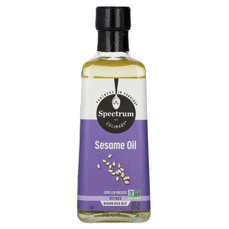 Spectrum Culinary, Sesame Oil, Refined , 16 fl oz (473 ml) - Supply Center USA