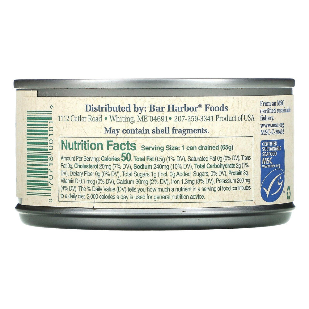 Bar Harbor, Chopped Sea Clams, 6.5 oz (184 g) - HealthCentralUSA