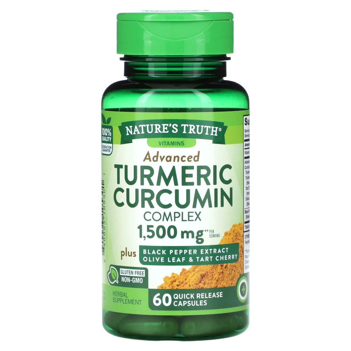 Nature's Truth, Turmeric Curcumin Complex, 750 mg, 60 Quick Release Capsules - Supply Center USA