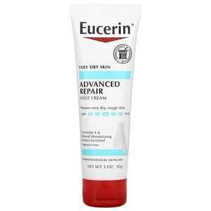 Eucerin, Advanced Repair Foot Creme, Fragrance Free, 3 oz (85 g) - Supply Center USA