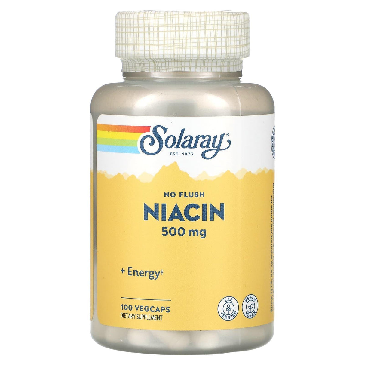 Solaray, No Flush Niacin, 500 mg, 100 VegCaps - Supply Center USA