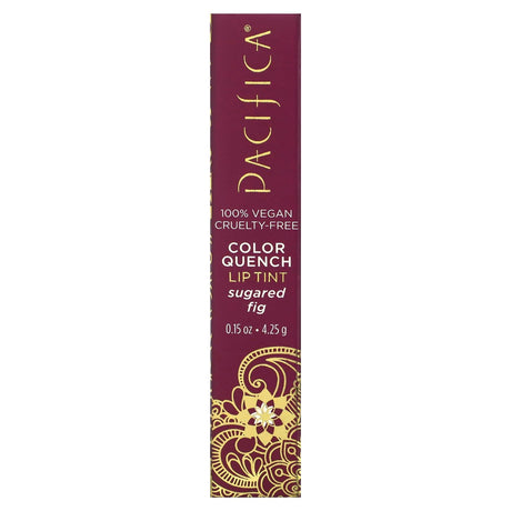 Pacifica, Color Quench Lip Tint, Sugared Fig, 0.15 oz (4.25 g) - Supply Center USA