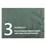 Numbuzin, No.3 Pore & Makeup Cleansing Balm With Green Tea and Charcoal, 2.99 oz (85 g) - Supply Center USA