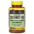 Mason Natural, Whole Herb Coconut Oil, 60 Softgels - Supply Center USA