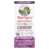 MaryRuth's, Organic Toddler Elderberry Liquid Drops, Blueberry + Raspberry, 1 fl oz (30 ml) - Supply Center USA