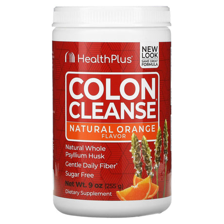 Health Plus Inc., Colon Cleanse, Natural Strawberry, 9 oz (255 g) - Supply Center USA