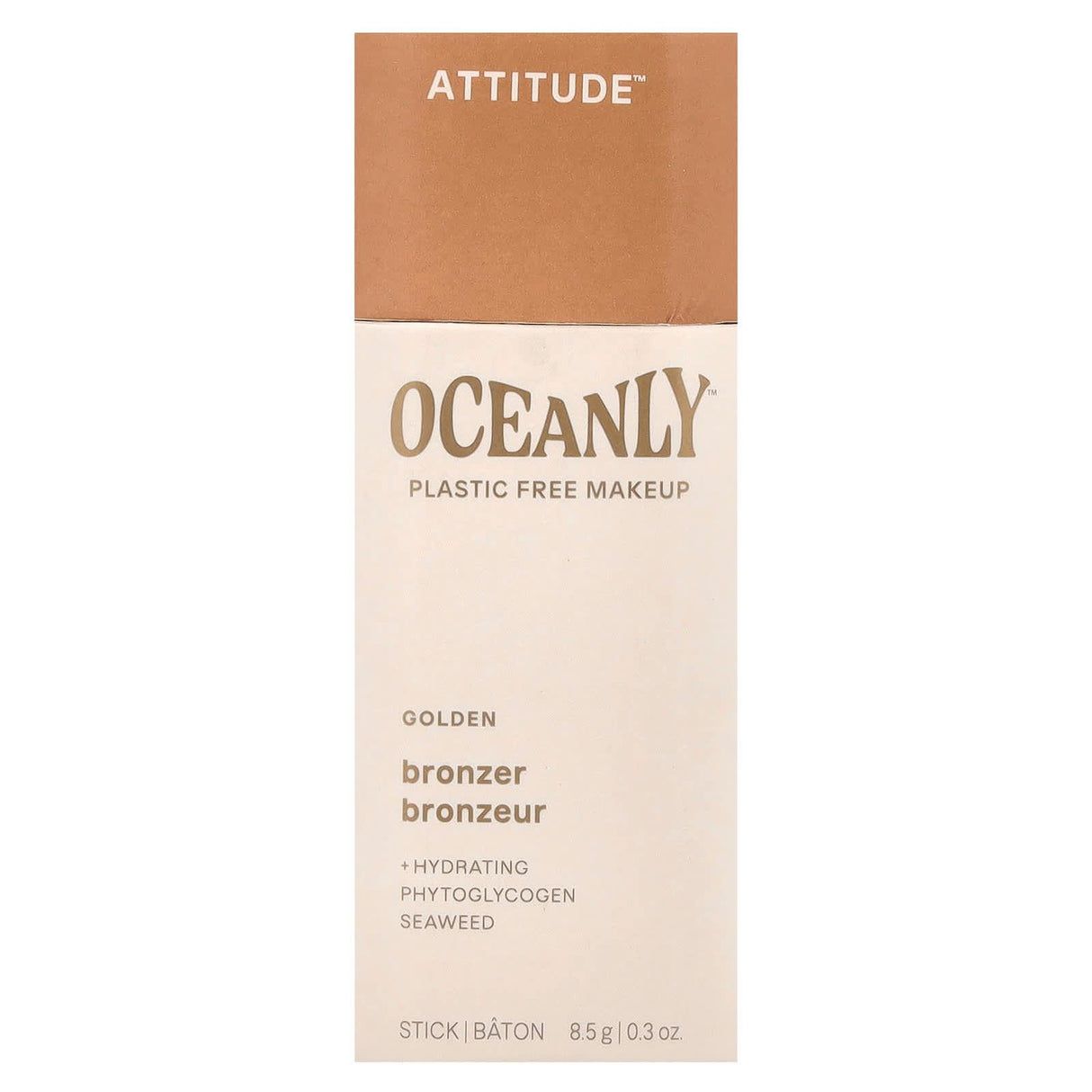 ATTITUDE, Oceanly™, Bronzer, Golden, 0.3 oz (8.5 g) - Supply Center USA