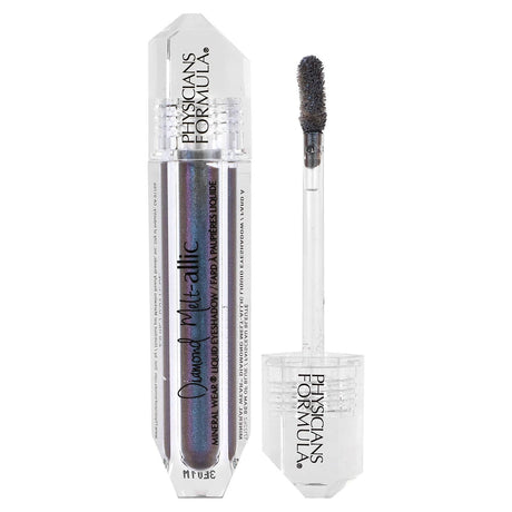 Physicians Formula, Mineral Wear, Diamond Melt-Allic Liquid Eyeshadow, Beam of Blue, 0.09 fl oz (2.8 ml) - Supply Center USA