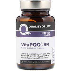 Quality of Life Labs, VitaPQQ -SR, 30 VegiCaps - Supply Center USA