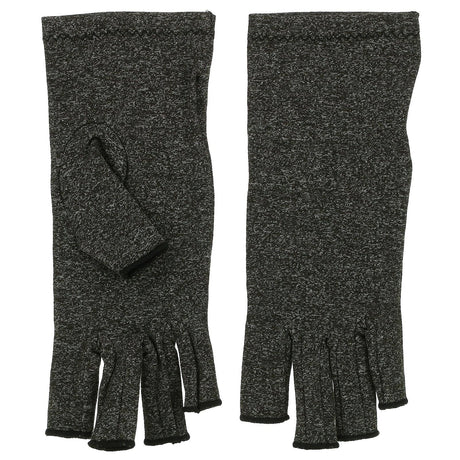 Doctor Arthritis, Cotton Open-Finger Arthritis Gloves & Handbook, X-Small, Grey, 1 Pair - Supply Center USA