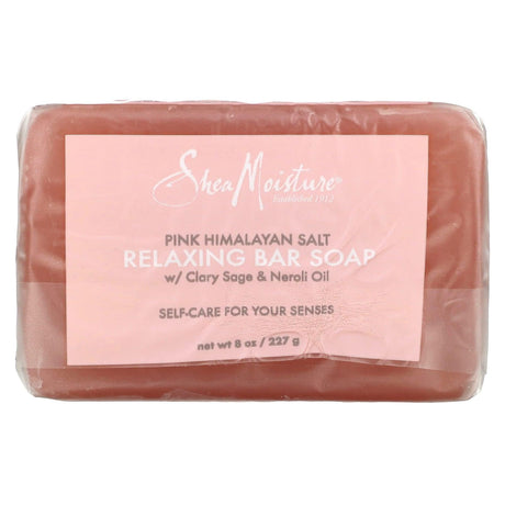 SheaMoisture, Relaxing Bar Soap, Pink Himalayan Salt , 8 oz (227 g) - Supply Center USA