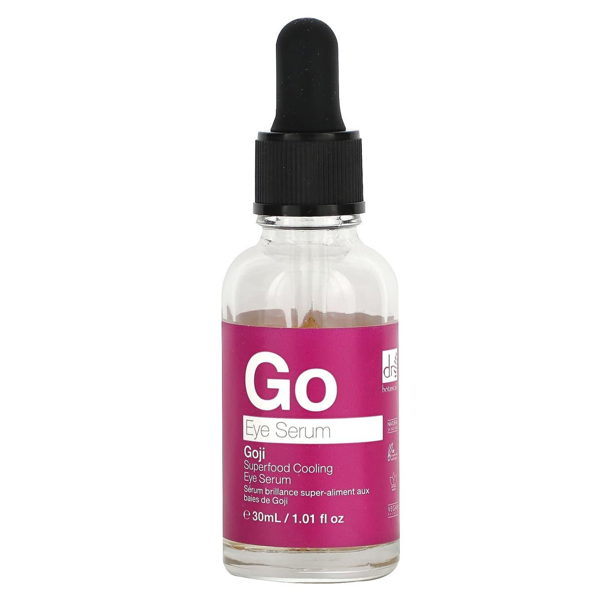 Dr. Botanicals, Go Eye Serum, Goji Superfood Cooling Eye Serum, 1.01 fl oz (30 ml) - Supply Center USA