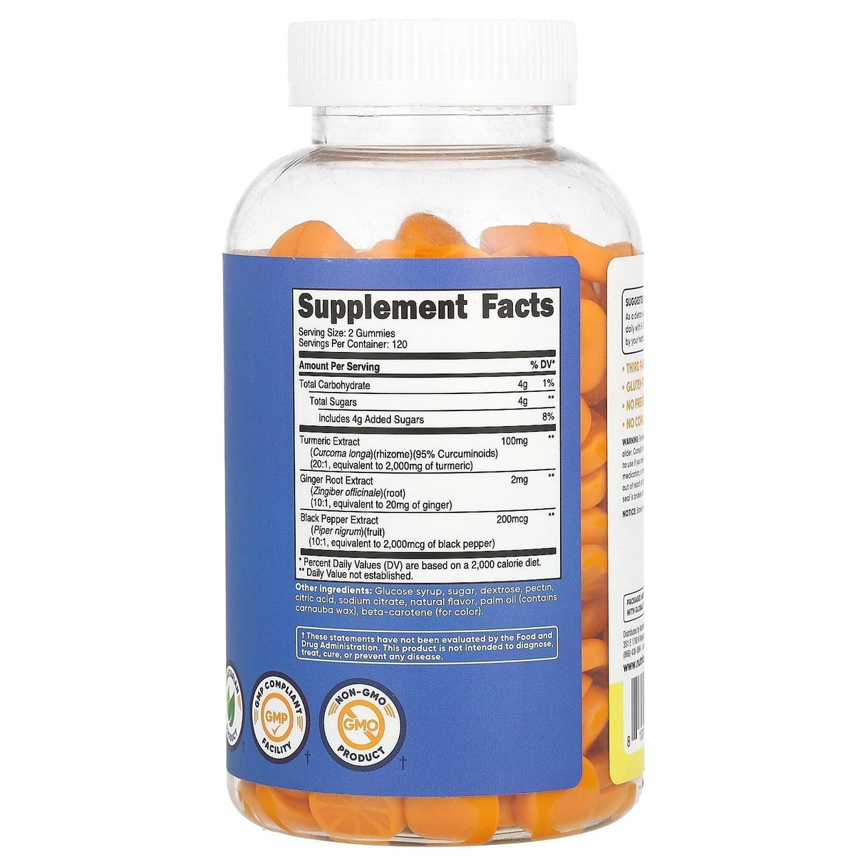 Nutricost, Turmeric, Lemon, 240 Gummies - Supply Center USA