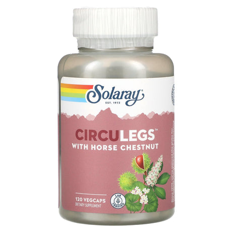 Solaray, CircuLegs with Horse Chestnut, 120 VegCaps - Supply Center USA