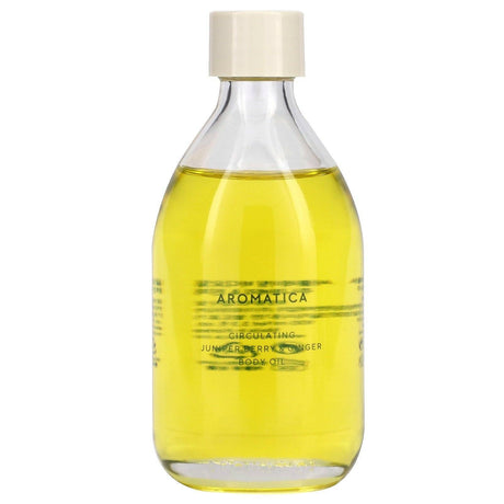 Aromatica, Circulating Body Oil, Juniper Berry & Ginger, 3.3 fl oz (100 ml) - Supply Center USA