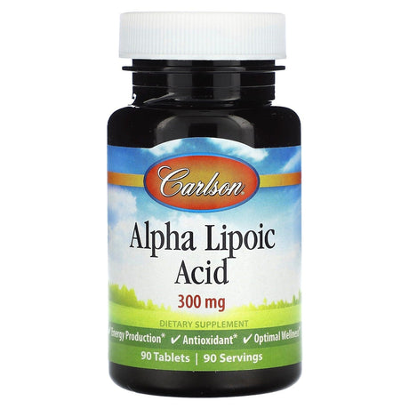 Carlson, Alpha Lipoic Acid, 300 mg, 90 Tablets - Supply Center USA