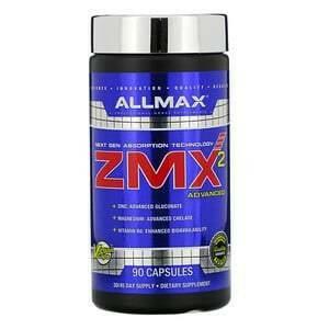 ALLMAX Nutrition, ZMX2 High-Absorbtion Magnesium Chelate, 90 Capsules - Supply Center USA