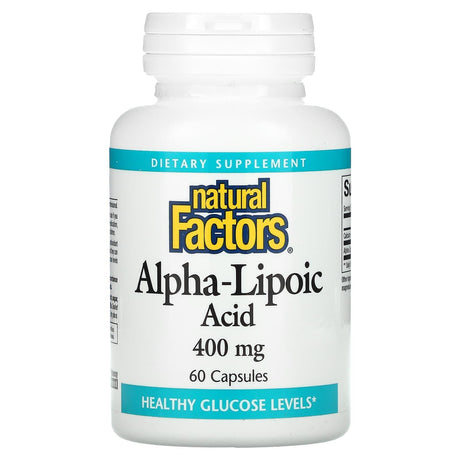 Natural Factors, Alpha-Lipoic Acid, 100 mg, 60 Capsules - Supply Center USA