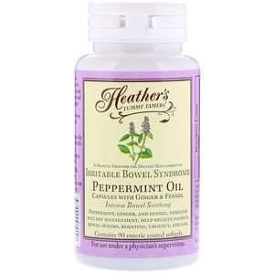 Heather's Tummy Care, Peppermint Oil, Irritable Bowel Syndrome, 90 Enteric Coated Softgels - Supply Center USA