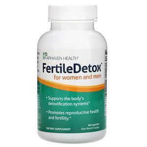 Fairhaven Health, FertileDetox for Women & Men, 90 Capsules - Supply Center USA