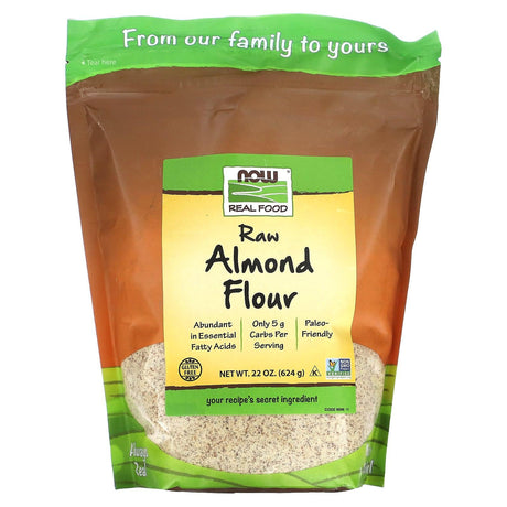 NOW Foods, Real Food, Raw Almond Flour, 22 oz (624 g) - Supply Center USA