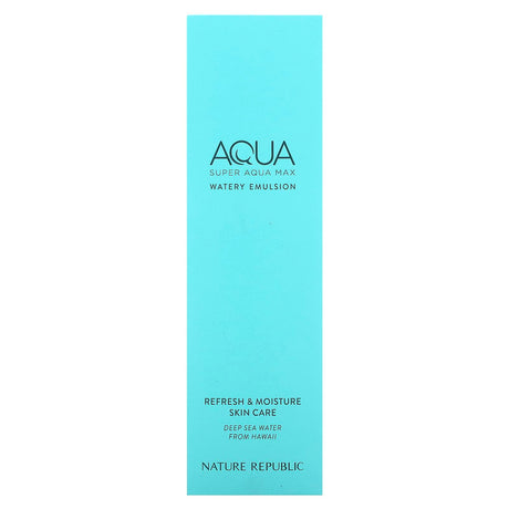 Nature Republic, Super Aqua Max, Watery Emulsion, 4.39 fl oz (130 ml) - Supply Center USA