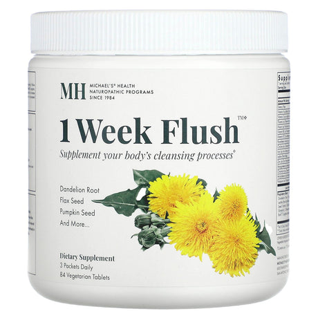 Michael's Naturopathic, 1 Week Flush, 84 Vegetarian Tablets - Supply Center USA