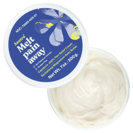 Asutra, Melt Away Pain, Magnesium Body Butter, 7 oz. (200 g) - Supply Center USA