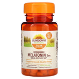 Sundown Naturals, Dissolvable Melatonin, Cherry, 5 mg, 90 Microlozenges - Supply Center USA