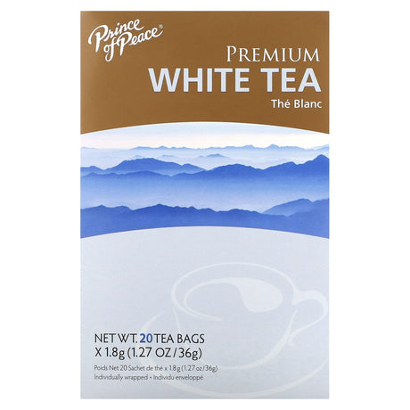 Prince of Peace, Premium White Tea, 20 Tea Bags, 1.27 oz (36 g) - Supply Center USA