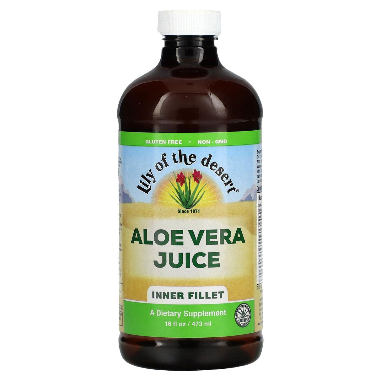 Lily of the Desert, Aloe Vera Juice, Inner Fillet, 16 fl oz (473 ml) - Supply Center USA