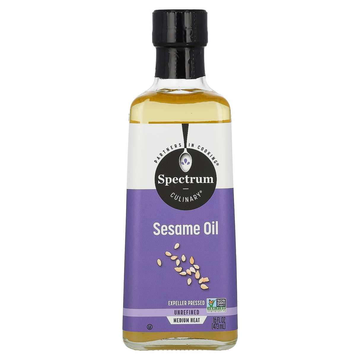 Spectrum Culinary, Sesame Oil, Unrefined, 16 fl oz (473 ml) - Supply Center USA