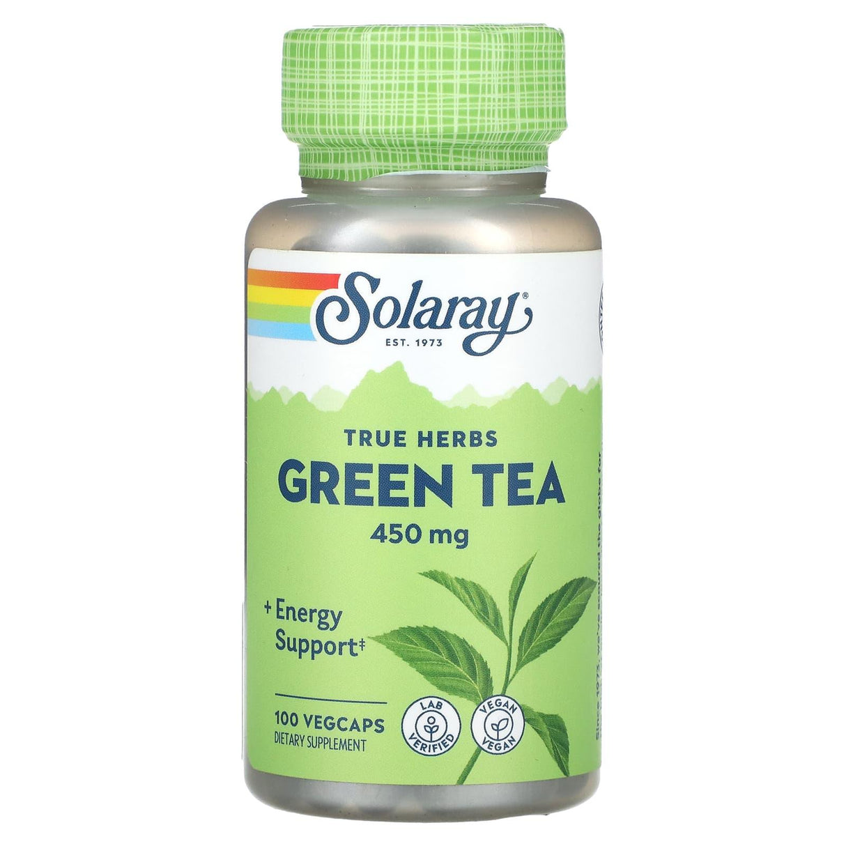 Solaray, True Herbs, Green Tea, 450 mg, 100 VegCaps - Supply Center USA