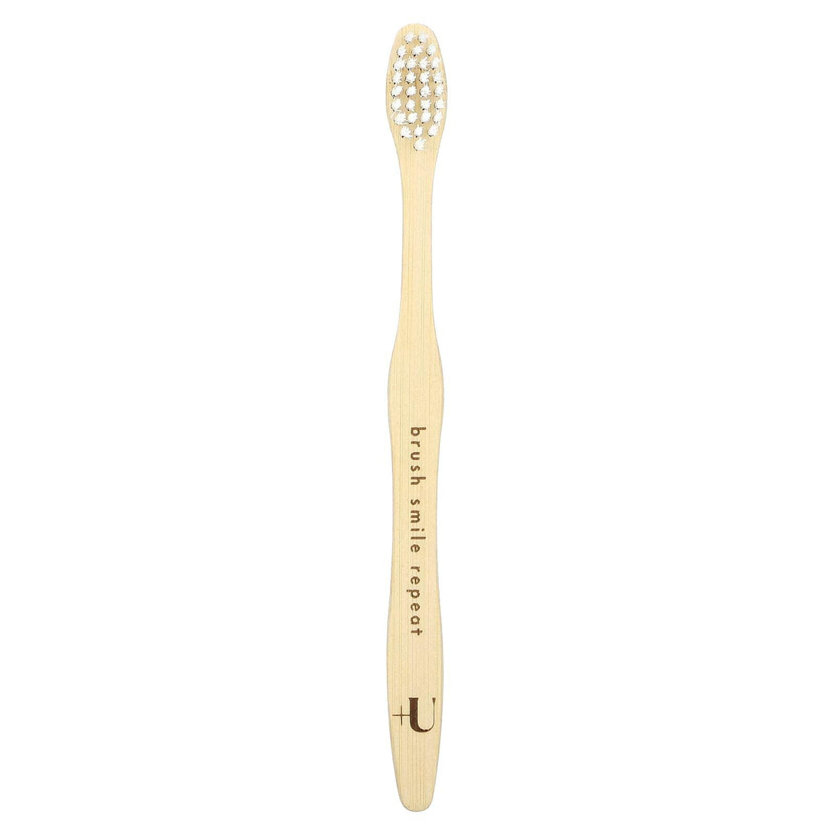 Plus Ultra, Bamboo Toothbrush, Brush Smile Repeat, Child, Soft, 1 Toothbrush - Supply Center USA