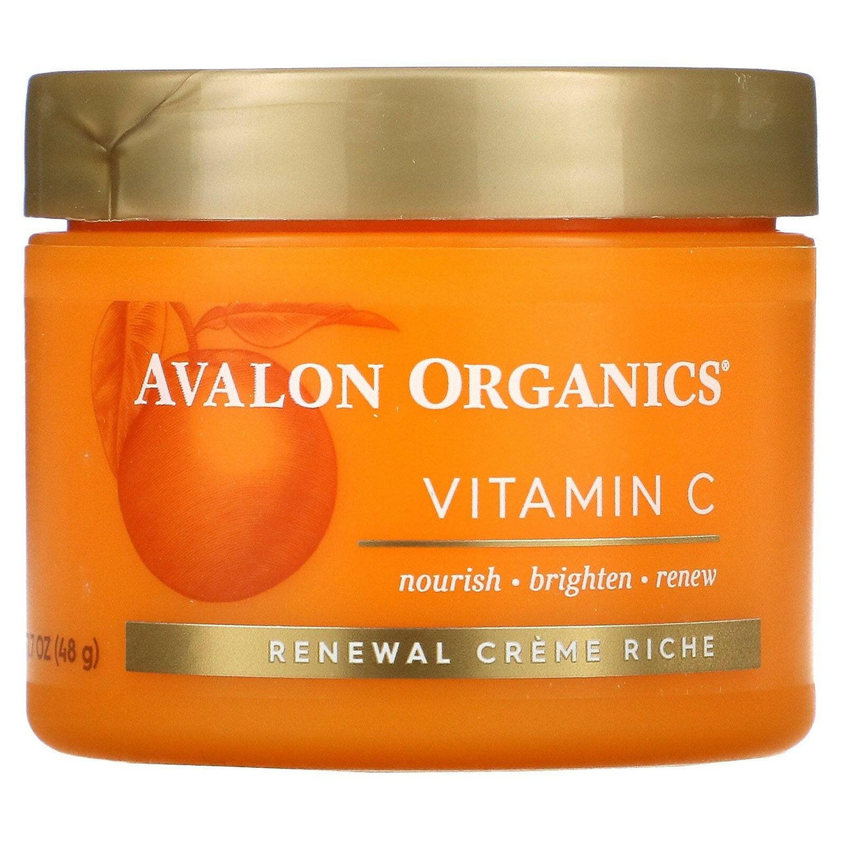 Avalon Organics, Vitamin C, Renewal Creme Riche, 1.7 oz (48 g) - Supply Center USA