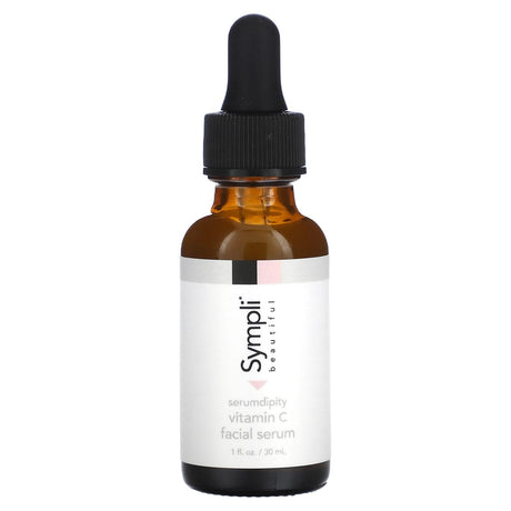 Sympli Beautiful, Serumdipity, Vitamin C Facial Serum, 1 fl oz (30 ml) - Supply Center USA