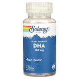 Solaray, DHA, Plant Sourced, 100 mg, 60 Vegan Softgels - Supply Center USA