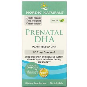 Nordic Naturals, Prenatal DHA, 500 mg, 60 Soft Gels - Supply Center USA