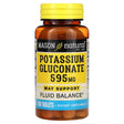 Mason Natural, Potassium Gluconate, 595 mg, 100 Tablets - Supply Center USA