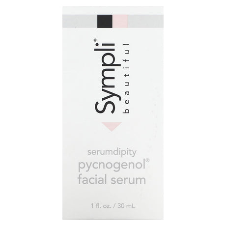 Sympli Beautiful, Serumdipity, Pycnogenol Facial Serum, 1 fl oz (30 ml) - Supply Center USA