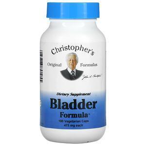 Christopher's Original Formulas, Bladder Formula, 475 mg, 100 Vegetarian Caps - Supply Center USA