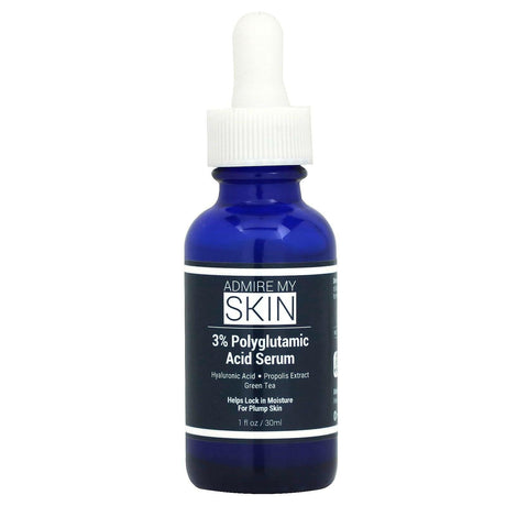 Admire My Skin, 3% Polyglutamic Acid Serum, 1 fl oz (30 ml) - Supply Center USA