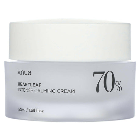 Anua, Heartleaf 70% Intense Calming Cream, 1.69 fl oz (50 ml) - Supply Center USA