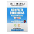 Dr. Mercola, Complete Probiotics Powder Packets for Kids, Natural Raspberry , 10 Billion CFU, 30 Packets, 0.12 oz (3.5 g) Each - Supply Center USA