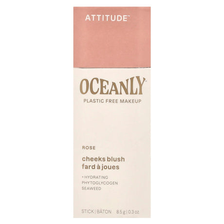 ATTITUDE, Oceanly™, Cheeks Blush, Rose, 0.3 oz (8.5 g) - Supply Center USA